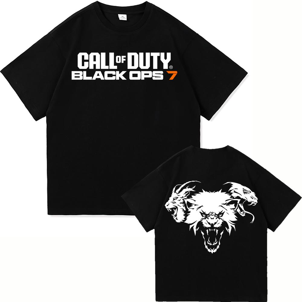 

Футболка Call of Duty 7 Горячая Мода Мужская/Женская Харадзюку Эстетика Винтажная Футболка Высокое Качество Повседневная Крутая Игра Хлопковые Футболки XL