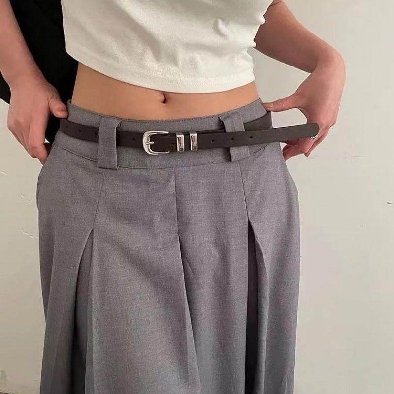 Fashionable 2024 New Design Womens Pu Belt For Stylish Denim Outfits Black Color