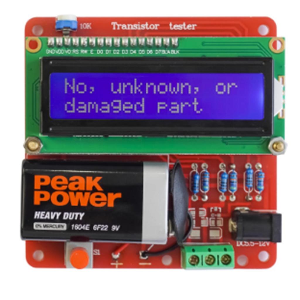 2025+ M8 Transistor Tester Multimeter Resistance Capacitance Triode Inductance Meter DIY Welding Assembly Kit