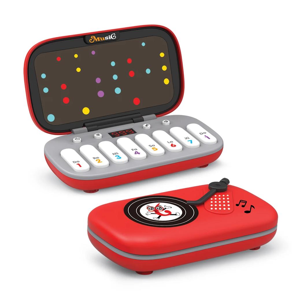 Non-Toxic Electronic Music Luminous Rhythm Puzzle Game Box Pocket Travel Toy Educational Sensory Quick Push Tabletop Game
