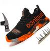 Fashion Sports Shoes Work Boots Puncture-Proof Safety Shoes Men Steel Toe Shoes Security Protective Shoes Indestructible