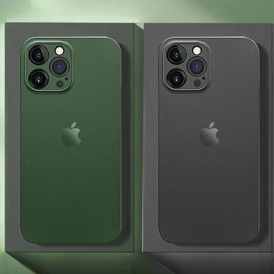 0.3mm Ultra Thin Matte Hard Case For iPhone 15 Pro 14 Plus 13 12 Mini Pro Max Transparent Slim Full Back Cover PP Shell Fundas