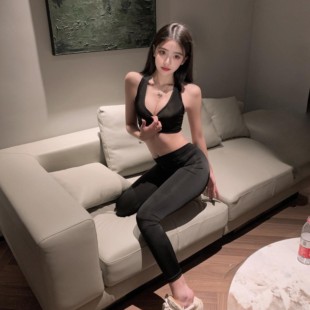 Sex underwear sexy yoga uniform seduction pure desire yoga zipper yoga clothes