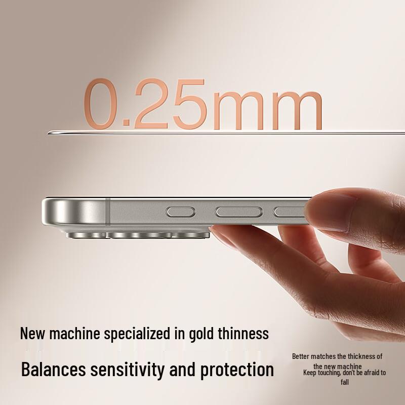 ShineMo 3D Curved Tempered Glass Screen Protector for iPhone 15 Pro