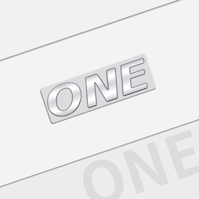

Auto Metal MINI ONE Logo 3D Badge Lettering Decals Trunk Sticker For MINI Cooper S R60 F60 F54 R56 R57 Countryman Car Styling
