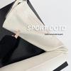 Women's Slimming High-Waist Fleece Lined Micro Flare Yoga Pants with Zipper - Autumn/Winter Trend
