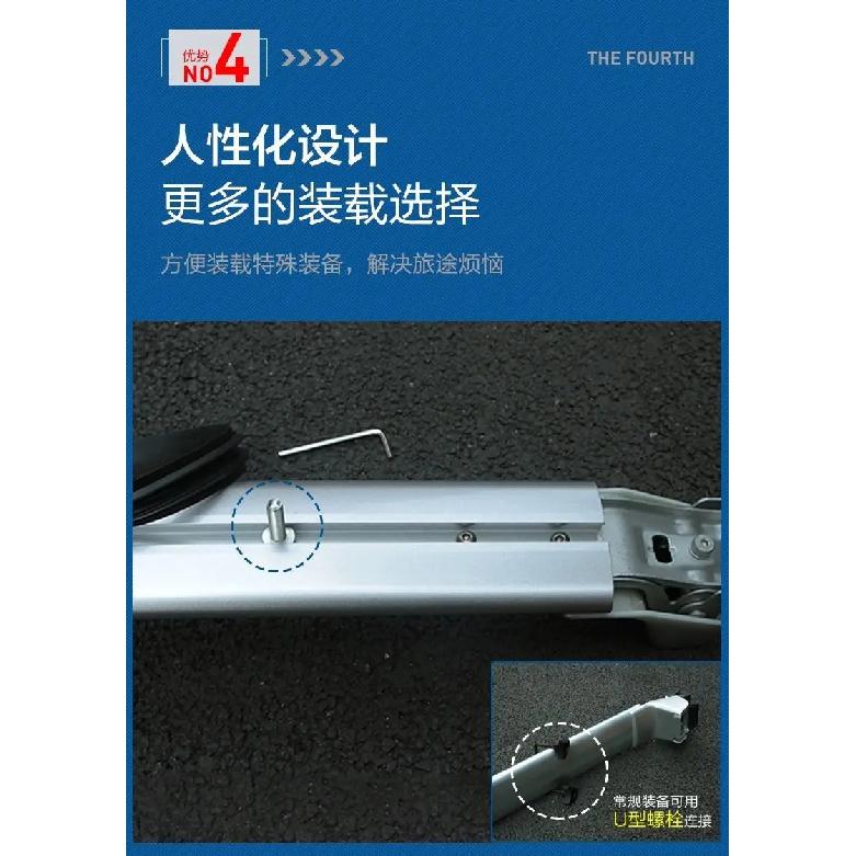 NEW Universal SUV Luggage Rack Aluminum Alloy Travel Luggage Crossbar Roof Rack Load-bearing Crossbar Rack