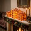 Soft LED Lights Light Up Decorative Present Box Ornaments Christmas Ornaments  Window Decor