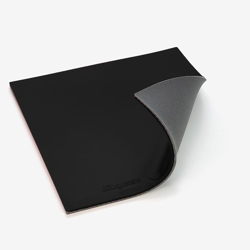 Butterfly Table Tennis Rubber, Made in Japan, Grazer, Inverted, High Tension, Black (278), Thick, 06100
