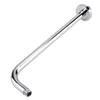 Extra Long Stainless Steel Shower Rain Head Arm Replacement Flange Set Wall Fixed Chrome Finish