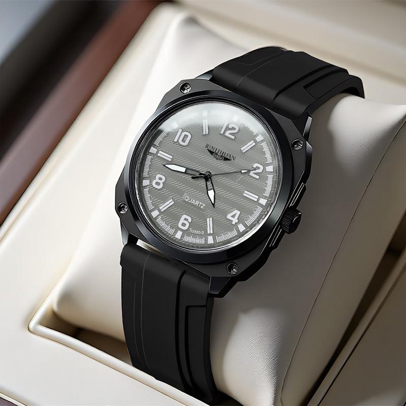 JYL Men's Watch Business Sports Casual Leather Band