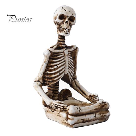 

Подсвечник для Хэллоуина, смоляный скелет, рука, череп, позвоночник, подсвечник, подставка для свечи, домашний готический декор, жуткие товары для вечеринок B