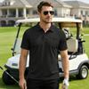 Men's Sporty Breathable Mesh Button-Up Pure Color Casual Shirt Summer Loose Fit Polyester Dry-Moisture Wicking Short Sleeve