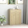 VidaXL Buffet Sonoma Oak 60x30x75 Cm Engineered Wood 800714