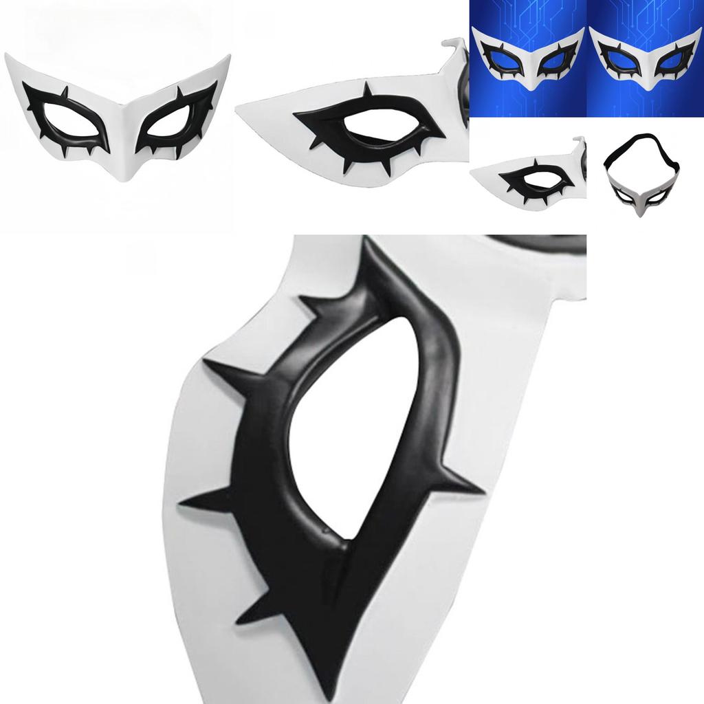 Amamiya Ren Halloween Halvmask Med Rolig Design För Kostymfester Och Cosplay-Evenemang