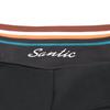 Santic Cycling Racer Cycling Tights with and Size L Women's Pants, Autumn/Winter Pants, Fleece-Lined Pad, Lightweight, Warm, Elastic, Black,