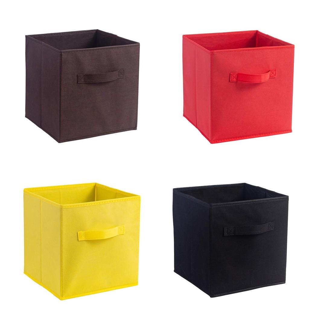 Spacious 35l Fabric Storage Box For Shoes Clothes And Accessories Ideal For Living Room Use