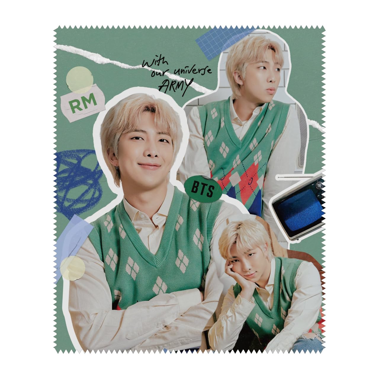 

Чистящая салфетка для очков BTS RM (РМ 02)