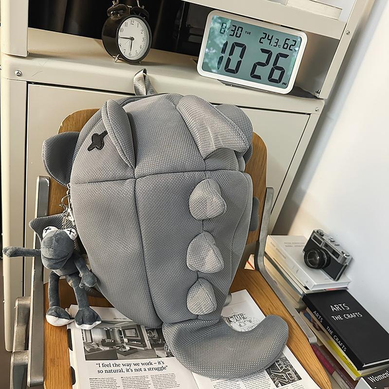 Cartoon Shark Backpack Student Schoolbag Travel Backpack