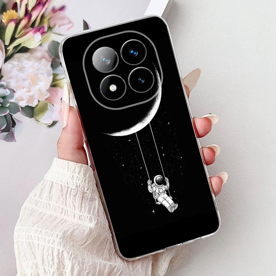 For Xiaomi Redmi Note 14 14Pro 14 Pro+ Plus Case Cute Animals Tiger Lion Dragon Cartoon Phone Cover Soft TPU Matte Silicone Capa