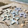 Beach Theme Five-pointed Star Bottle Opener Gold Stamping Ocean Style Decoration  Seaside Souvenirs