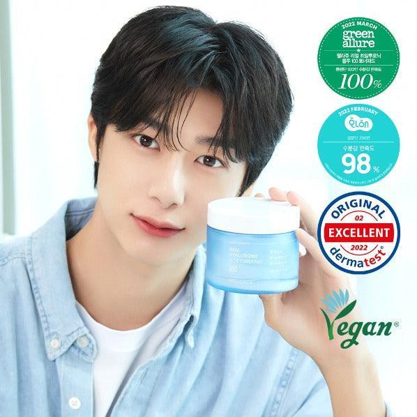 WELLAGE Real Hyaluronic Blue Toner Pad 70EA