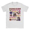 ZX Princess Donut and Mongo T Shirts Mens  Pure Cotton Vintage TShirt Round Collar Dungeon Crawler Carl Tee Shirt Clothes Summer