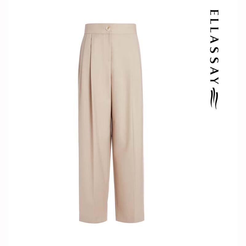 ELLASSAY Women's Breathable Elastic Wide-Leg Pants