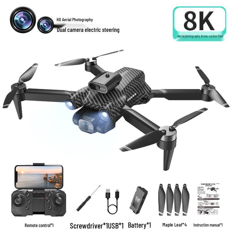 A13 Brushless Motor Drone: HD Aerial Photography, Folding Four-Axis, Optical Flow, Obstacle Avoidance, Remote Control Airplane