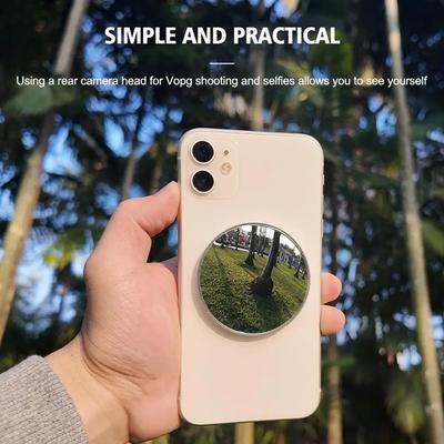 Pour Magsafe Miroir Magnétique Convexe Miroir de Beauté pour Smartphone Vidéo Selfie Vlog Miroir Magnétique pour Streaming Selfie