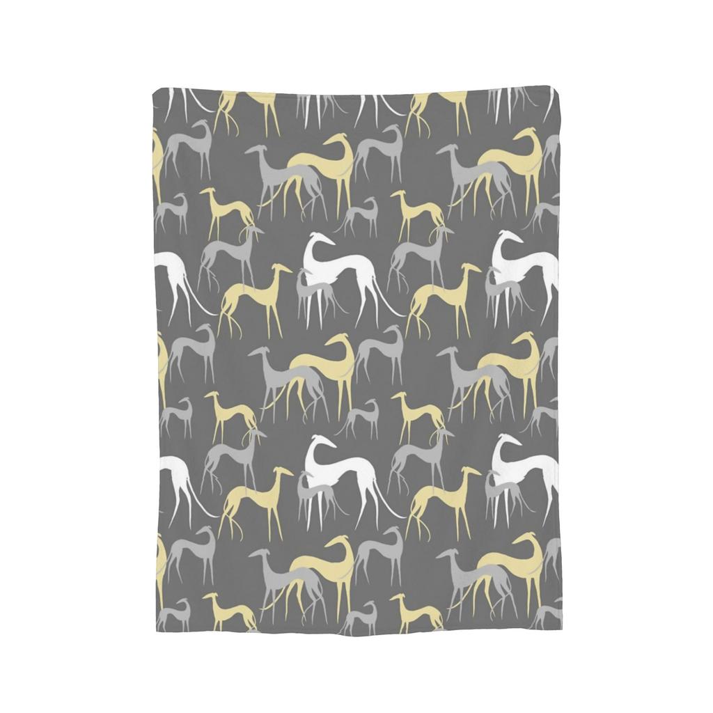 Summer Greyhound Fuzzy Blanket Skipworth Whippet Lurcher Dog Galgo Funny Throw Blankets for Home 200x150cm Quilt,