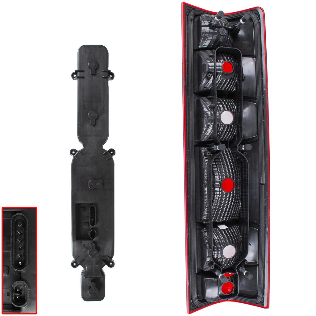 Iveco Daily IV V 06-14 Left Rear Lamp + Left Rear Lamp Insert 2 Pcs. Set