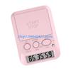 Plastic Digital Counts Up Down Timer with Lock Function 3 Volumes Levels High Visible LCD Screen for Home Workplace2
