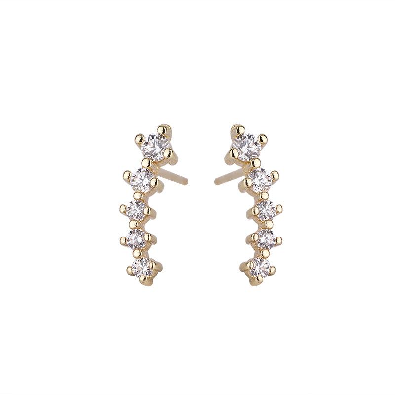 Fashion Earrings For Women Mini Candy Sweet Hypoallergenic Stud Ear Girls Minimalist Gold Color Flower Piercing Jewelry Gifts