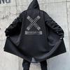 Coupe-vent à capuche mi-long pour homme: Cape Hip Hop Tendance Style Coréen, Grande Taille, pour l'Automne/Hiver