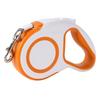 JHIFHG Dog Lead Harness, Stretchable Flexi Long Lead, 5m, Orange