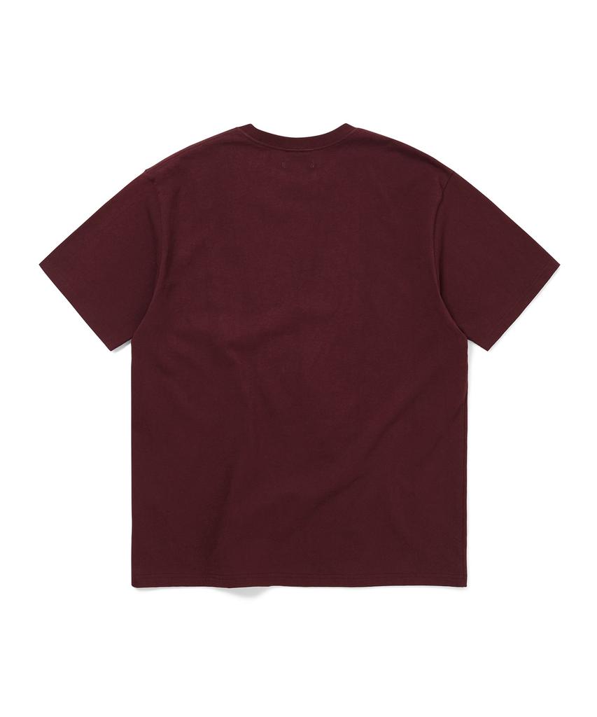 THISISNEVERTHAT Paint Slab Tee Burgundy