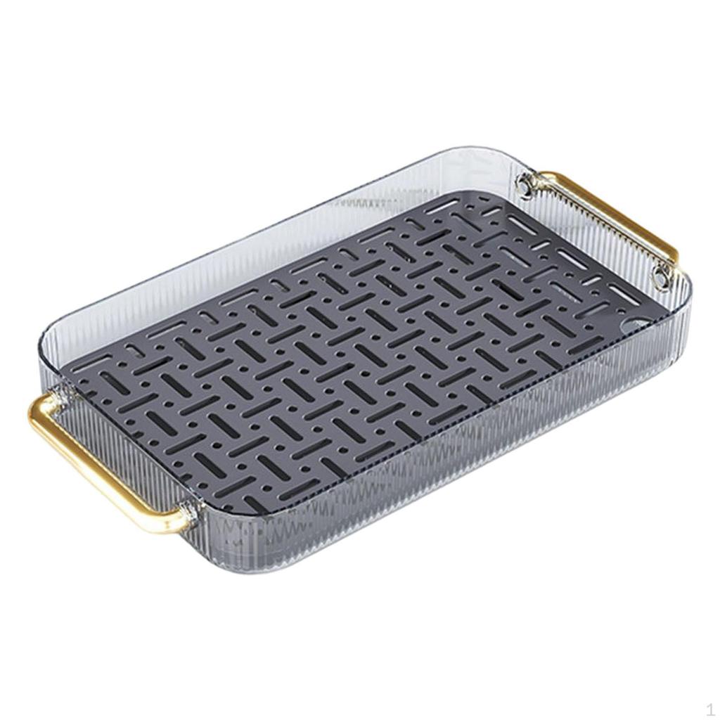 Drainage Drain Tableware Display Non Household Plate Fruit Vegetable Holder for Room Buffet