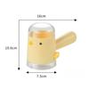 Glass Salt Dispenser with Pour Spout Adjustable Flow Control Shaker Lid Kitchen Seasoning Storage Container Dustproof Airtight