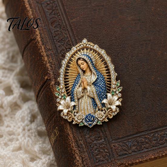 Souvenir Pin Sacred Heart of Jesus Brooch, Confirmation Christian Faith Accessory with Enamel Decoration Pin, Catholic Lapel Inspirational Gift