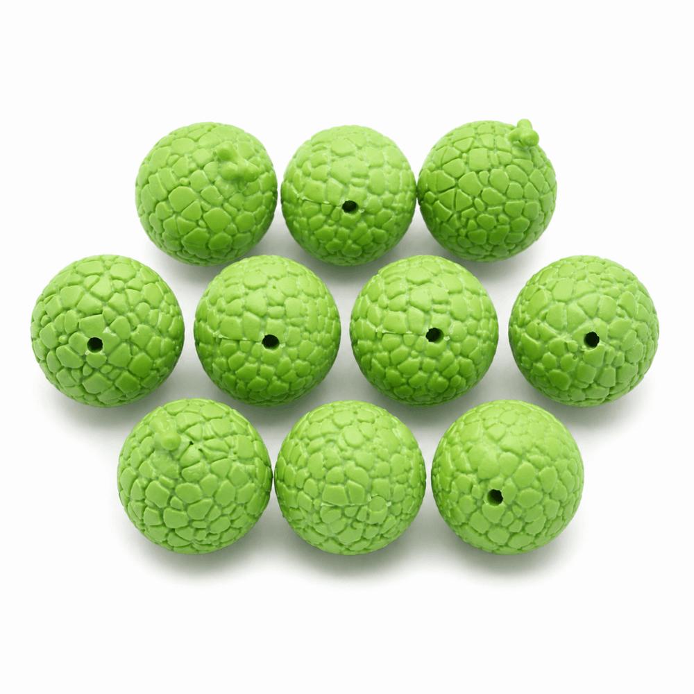 10pcs Resin Resin Beads Simulated Fruit Keychain Making Accessories DIY Earring Necklace honeydew melon