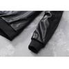 Embroidery Patches Baseball Jackets Genuine Cowhide Leather Jacket Men Motorcycle Biker Coats Autumn Mens Coat
