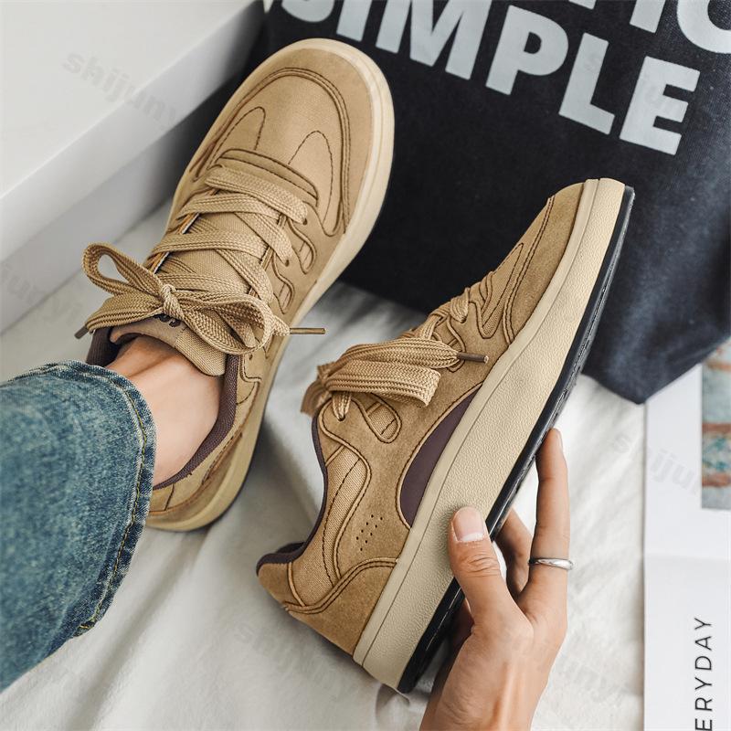 Fashion Niche Design Men's Low Top Casual Thick Soled Sports Shoes 2025 Autumn New Fashion Trend Versatile Comfortable Platform sneakers