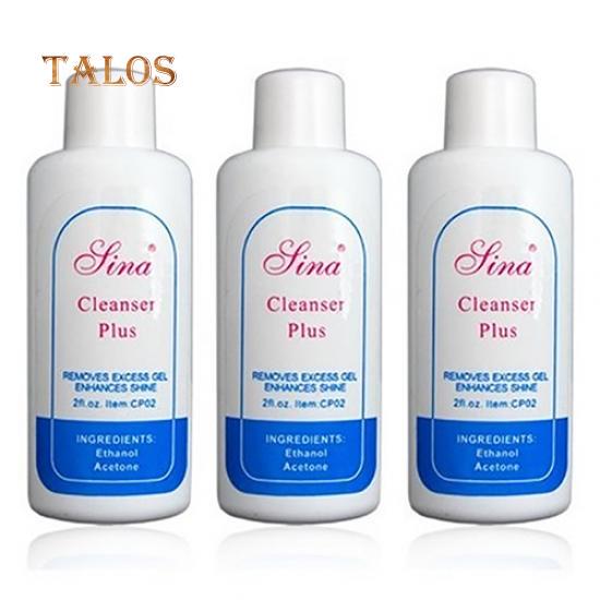 3 ks Nail Art Falešné Akrylové Tipy Salon UV Gel Builder Čistič Clean Plus Kosmetický Nástroj