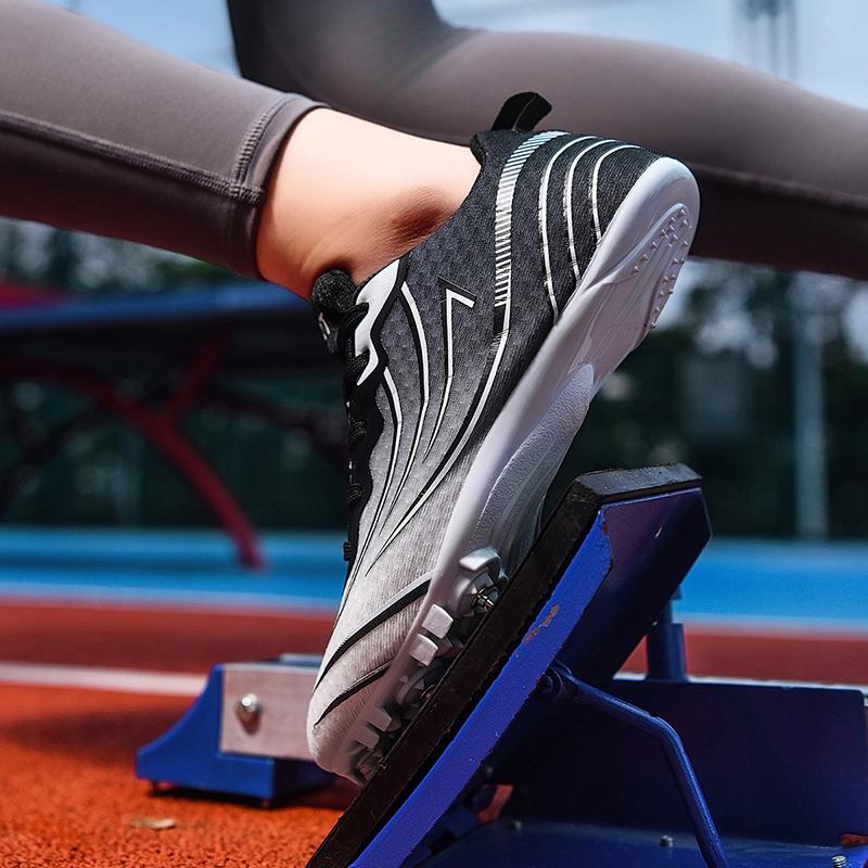 Men'S Sports Shoes Professional Field Nails Sneakers Running Adults Athletics Spike Shoes Child Racing Match Sport Lightweight