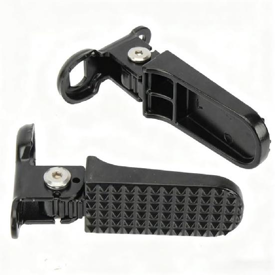 Elcykel passagerarfotpinnar Kompatibel Ridstar Q20 Lectric Xp4 Jetson Bolt Pro Wallke H9 AWD Hurley Big Swell Rad Power, Aluminiumlegering Halkfri Passagerare