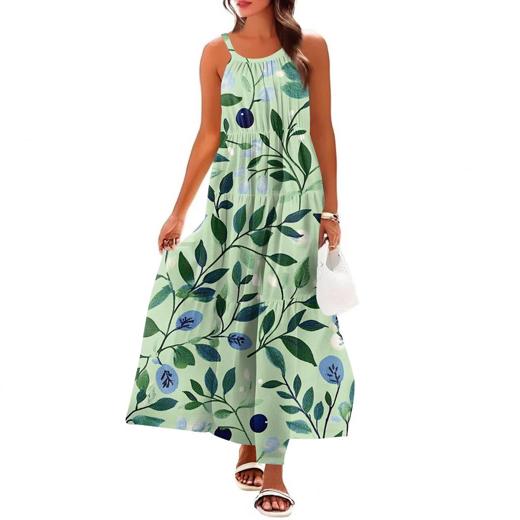 Women's Summer Casual Fashion Suspender Sleeveless Dress