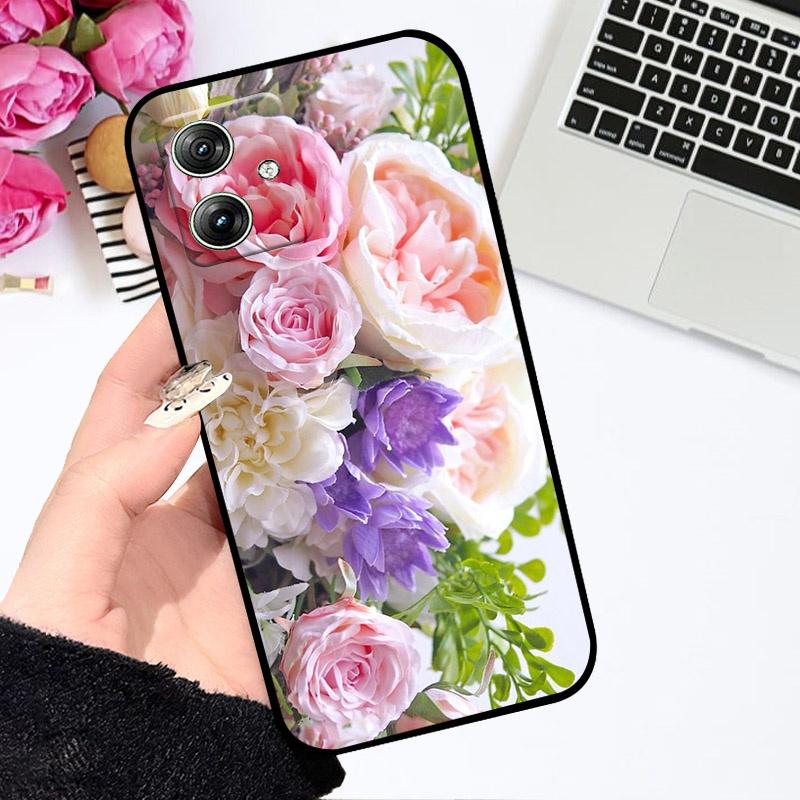 Für Moto G54 Hüllen G54 Power Weiches Silikon TPU Handyhülle Für Motorola Moto G53 G51 G50 Mode Gedruckt Astronaut Hüllen Case