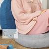 AYO Zabuton Floor Set of Round Tatami Chair Pad with Texture Dobby Lazy Cushion for Chair Fully for Chair Japanese Room Cushion, 2, Cover, Chairs,