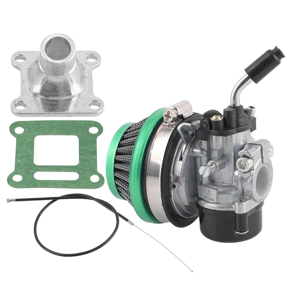 Motorrad 37 49 50 80 ccm 2-Takt Wasserkühlung Vergaser Mit Ansaugrohr Luftfilter Für Mini Moto Dirt Pocket Bike ATV